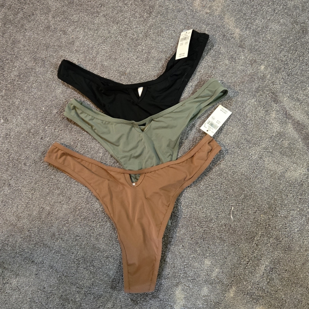 Aerie Brown Thong Panties
